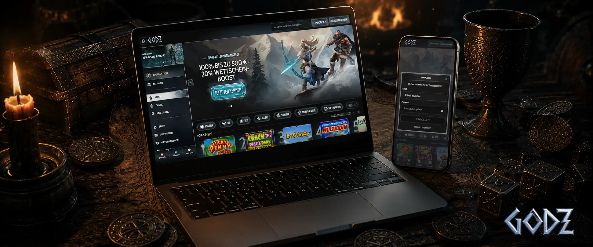 So funktioniert der Godz Casino Login